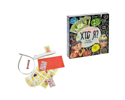 Настольная игра ХТО Я? 7621DT на укр. языке