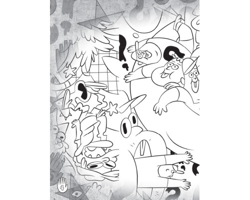 Детская раскраска с наклейками. Герои: Дисней, Гравити Фолз, Мейбл и Пухля  1271014