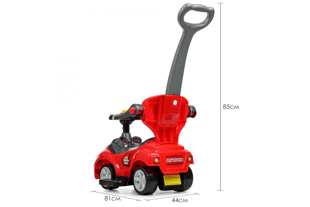 Каталка-толокар Bambi M 4205-3 Червоний Каталка-толокар Bambi M 4205-3 Червоний