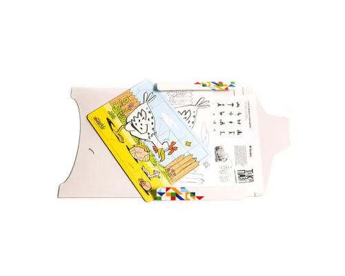 Дитячи Пазли 3 в 1 "Зелена, курочка" Така Мака 960209 20 елементів