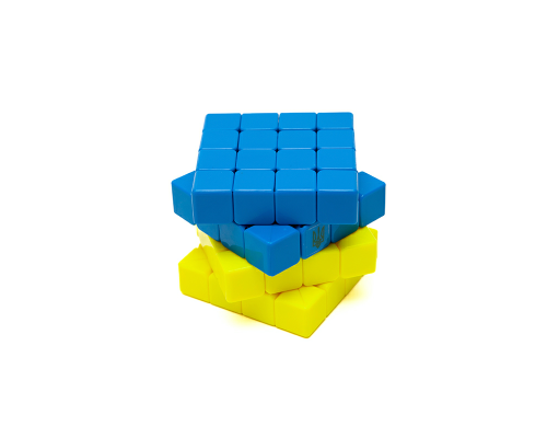 Головоломка Розумний кубик 4х4х4 "Прапор України" SCU444 (Bicolor Smart Cube 4x4x4 "Ukraine")