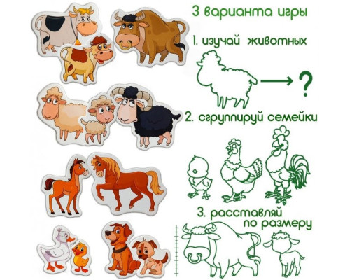 Набір магнітів Magdum Ферма сімейки ML4031-21 EN