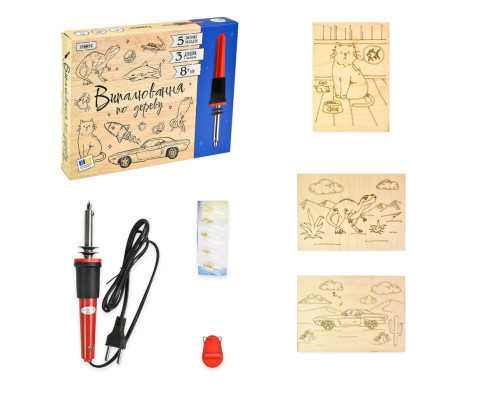 Набір для творчості Випалювання по дереву 846 (рус. /Укр.)