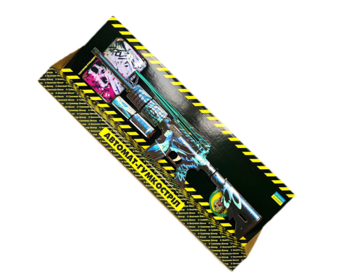 Собранная модель Резинкострел АВТОМАТ "M4-A1 MERMAID" M4-Me