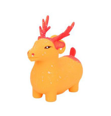 Дитяча іграшка-антистрес "Оленя" MS 4142(Orange) з борошном, 10 см