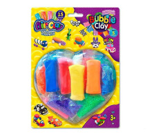 Креативна творчість із пластиліну "Air Clay+Bubble Clay" ARBB-03-02 блістер 15 брикетів