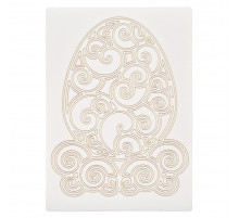 Картина-трафарет для фарбування піском "Великодне яйце" Sand Box T-a5124 А5