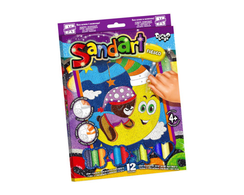 Набор для творчества "SandArt" SA-02-01…10 фреска из песка  Месяц