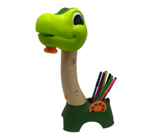 Проектор для малювання SE-123, 18 предметів, динозавр, слайди, маркери, музика, світло Вид 2