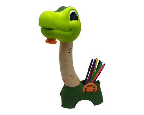 Проектор для малювання SE-123, 18 предметів, динозавр, слайди, маркери, музика, світло Вид 2