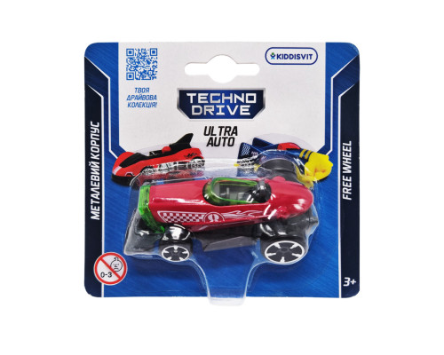 Игровая мини-машинка Ultra Auto TechnoDrive 250321W-5 металлический корпус