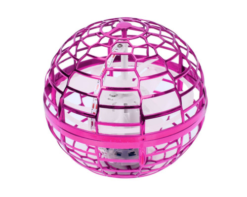 Літаючий світловий м'яч Flynova 988G(Pink) розмір 9,5 см