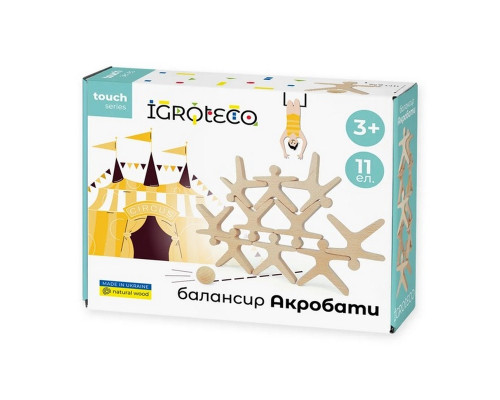 Детская развивающая игра балансир «Акробаты» 900491, 11 элементов