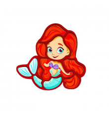 Дитячий пазл-вкладиш "Русалка" Puz-22965, 12 елементів