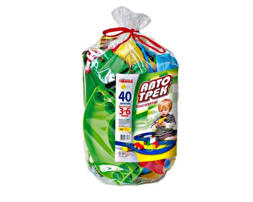 Конструктор дитячий "Автотрек” 70231, 40 деталей, паяний пакет