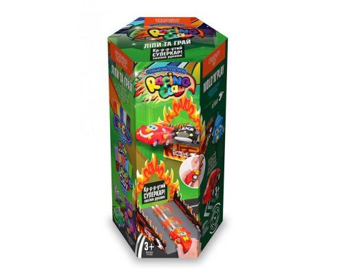 Набір для творчості з повітряним пластиліном RACING CLAY CLRC-01DT, 2 види  Зелений