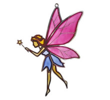 Набор для витражной живописи по номерам "Фея" FDSGK-21