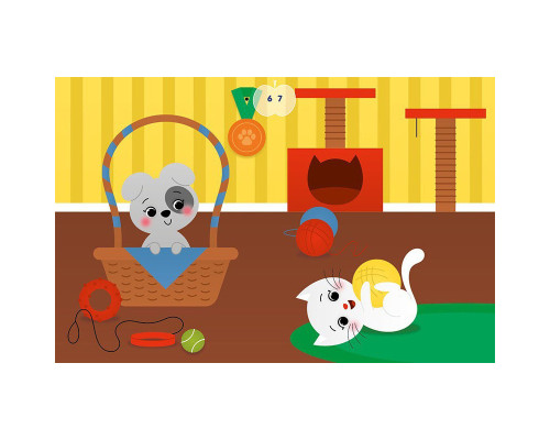 Набор для творчества "Аппликации наклейками Ферма" 1655009, 30 наклеек