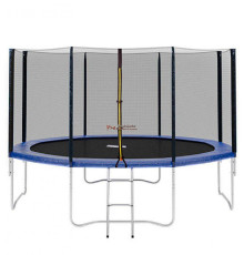 Дитячий батут із захисною сіткою MS 0822 на пружинах