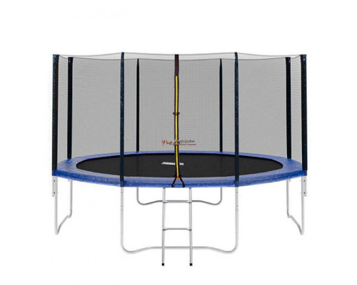 Дитячий батут із захисною сіткою MS 0822 на пружинах