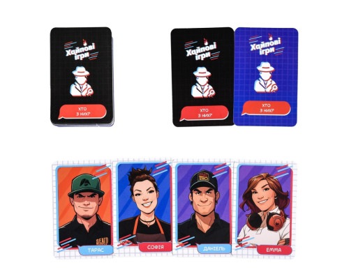 Настільна гра "Хайпові ігри 3 в 1" 30946 інструкція, гральні картки