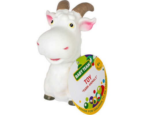 Дитяча іграшка для купання "Бризкаючі тварини ферми Козлик" 8753_козлик білий