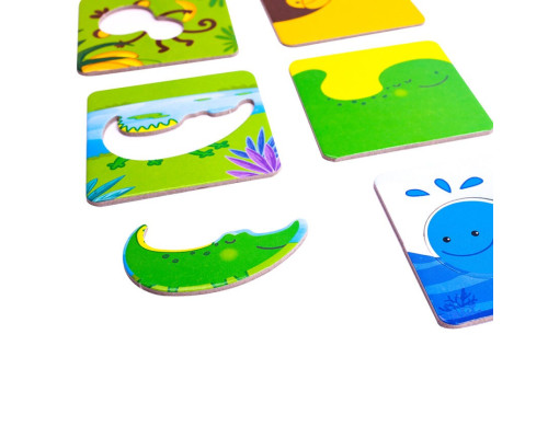 Детская настольная игра  "Зоомир 3 в 1" VT2901-04 на укр. языке