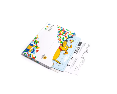 Дитячи Пазли 3 в 1  "Синя, песик" Така Мака 960193 20 елементів