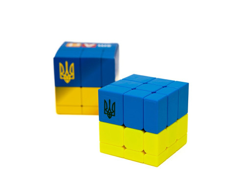 Головоломка Розумний кубик SCU333 "Прапор України" (Bicolor Bump Smart Cube "Ukraine")