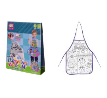 Дитячий набір для творчості "Drawing Apron" Z185-10D, фломастери змиваються водою