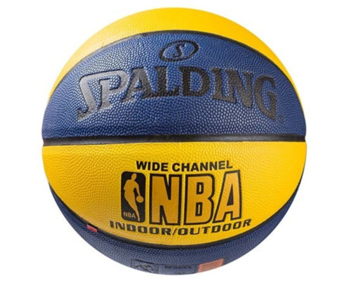 М'яч баскетбольний NBA NE-BAS-1500 № 7 синьо-жовтий