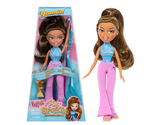 Ігровий набір із лялькою "Гімнастка Ясмін" Bratz 569534 серія "Play Sportz"