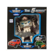 Ігровий трансформер транспорт TOBOT W339, 12 видів Сіро-Білий