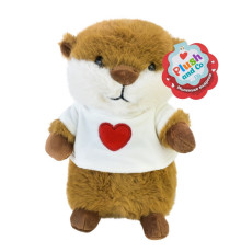 Дитяча м'яка іграшка "Видреня" PLC25008-3, 15х20х22 см