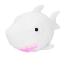Дитяча іграшка-антистрес "Акула" MS 4043(White) з борошном, 10 см