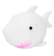 Дитяча іграшка-антистрес "Акула" MS 4043(White) з борошном, 10 см