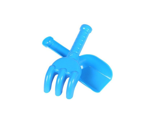 Дитячий іграшковий набір "Лопатка+грабельки" 2865TXK Синій