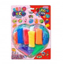 Креативна творчість із пластиліну "Air Clay+Bubble Clay" ARBB-03-01 блістер 15 брикетів