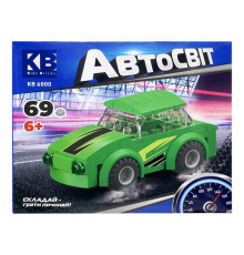Дитячий конструктор-машинка KB 6000(Green) від 6 років, 69 деталей