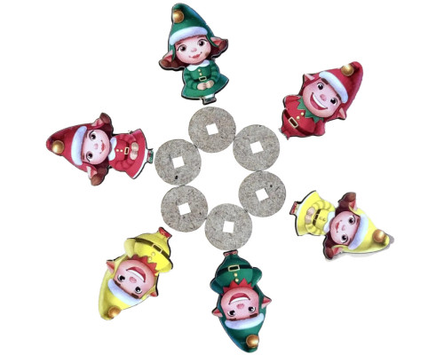 Дитяча настільна гра "Хто був на вулиці?" (ПСД294) PSD294 дерев'яна