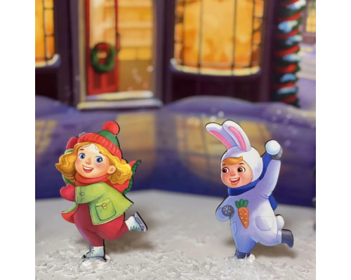 Дитяча настільна гра "Хто був на вулиці?" (ПСД294) PSD294 дерев'яна