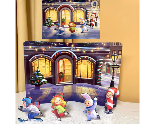 Дитяча настільна гра "Хто був на вулиці?" (ПСД294) PSD294 дерев'яна