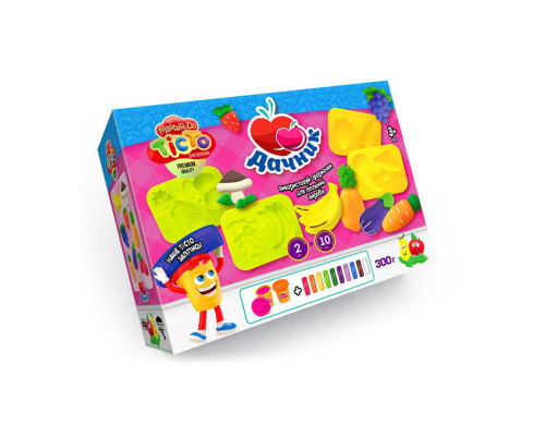 Креативна творчість "Тісто для ліплення "MASTER DO" Дачник TMD-18-01U з формочками