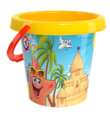 Дитяче відерце для піску та води №3 3145TXK(Yellow) об'єм відерця 1,2 л