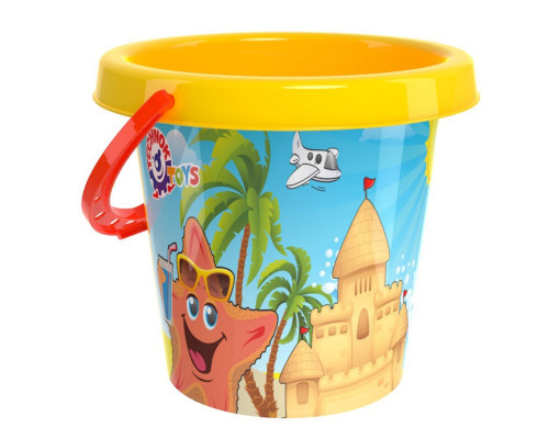 Дитяче відерце для піску та води №3 3145TXK(Yellow) об'єм відерця 1,2 л