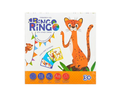 Настольная игра-лото "Bingo Ringo" GBR-01-01U на украинском языке