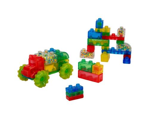 Дитячий сенсорний конструктор "Машинка врум-врум!" Jelly Blox 931694J 30 деталей