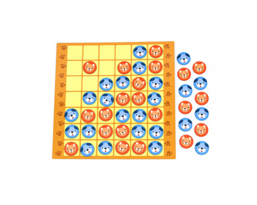 Дитяча настільна гра магнітна "4 в ряд" 1456 від 4-х років