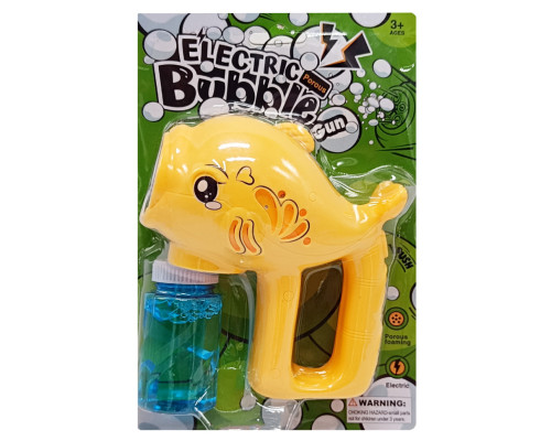 Дитячий генератор мильних бульбашок "Рибка" F2288(Yellow) 60 мл