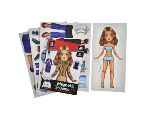 Дитяча магнітна гра "Обери свою професію" QB600-005, 26 магнітів 9 професій